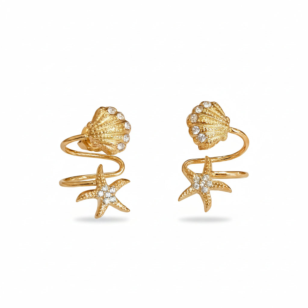 Bague dorée mer