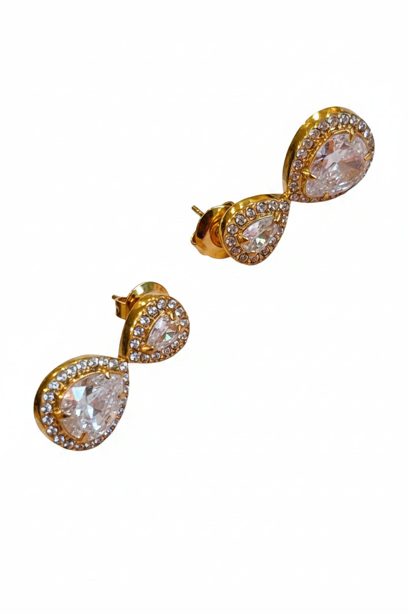 Boucles d'oreilles dorées